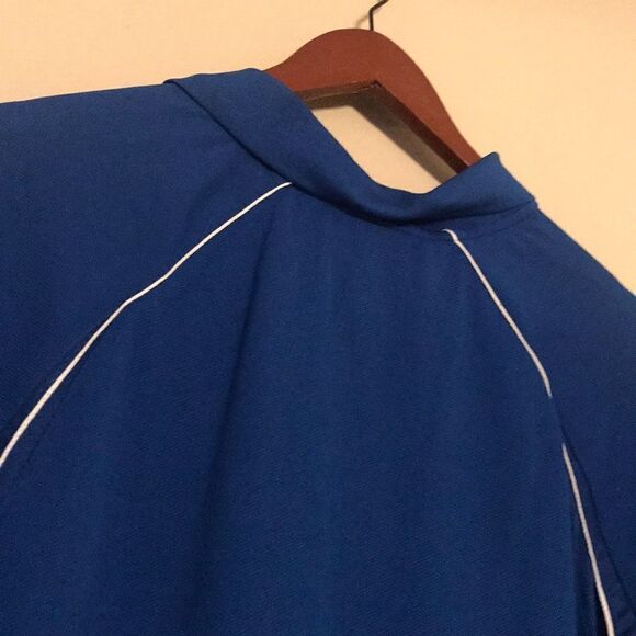 Adidas Blue Athletic Polo - Size Large - Picture 10 of 10